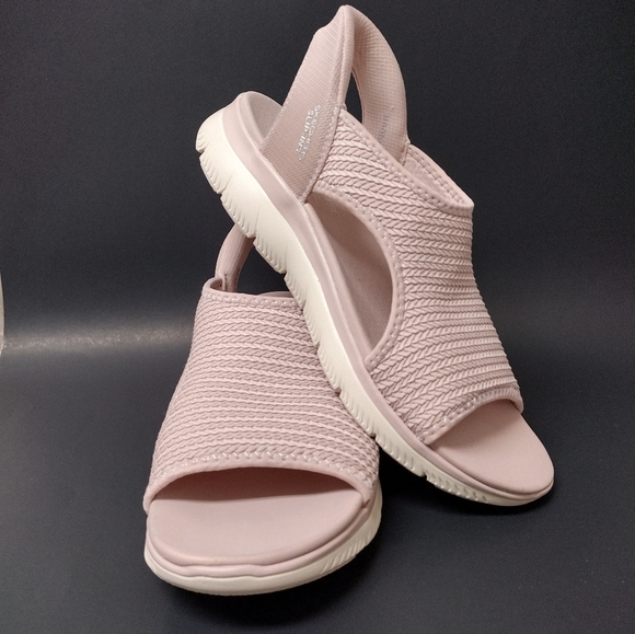 NEW -- SKECHERS SLIP-INS - WOMEN'S SANDALS SIZE : 10Summits Knit - Picture 7 of 11